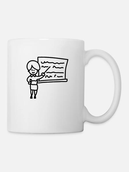 Teachers - Line - Mug - white