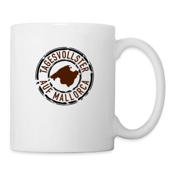 Tagesvollster auf Mallorc - Tasse - Weiß - Rechts
