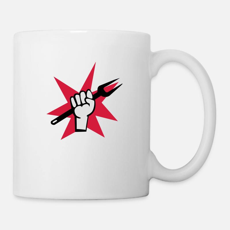 Grill - Tasse - Weiß