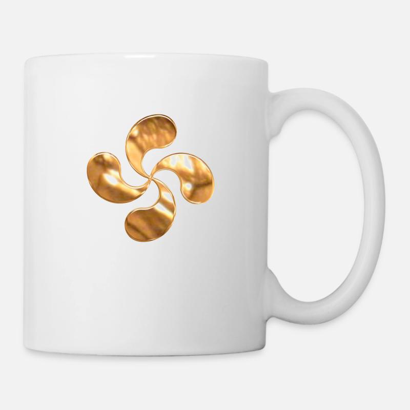 Baskische Quer - Tasse - Weiß