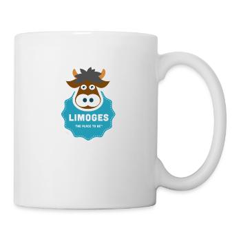 Vache Limousine, Limoges - Mug blanc - blanc - Droite