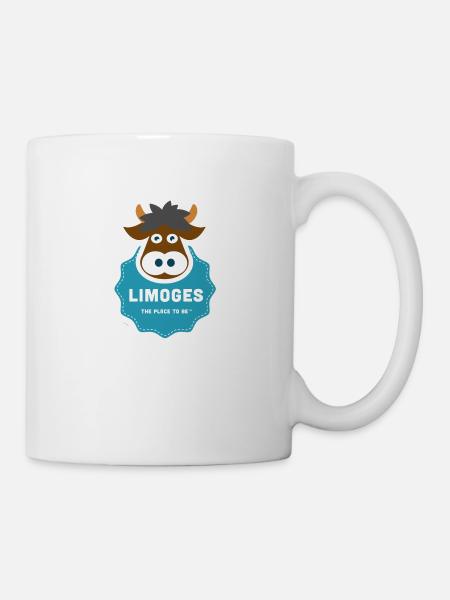 Vache Limousine, Limoges - Mug blanc - blanc
