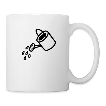 Gießkanne - Line - Tasse - Weiß - Rechts