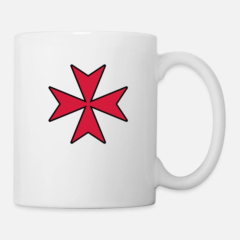 Maltese Cross - Tasse - Weiß