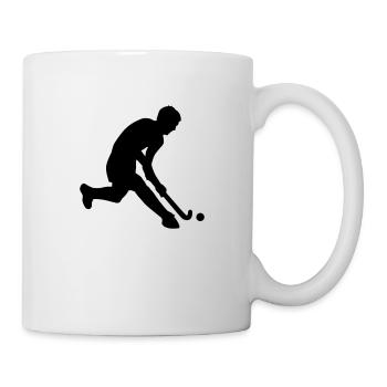 herrenhockey_1c - Mug blanc - blanc - Droite