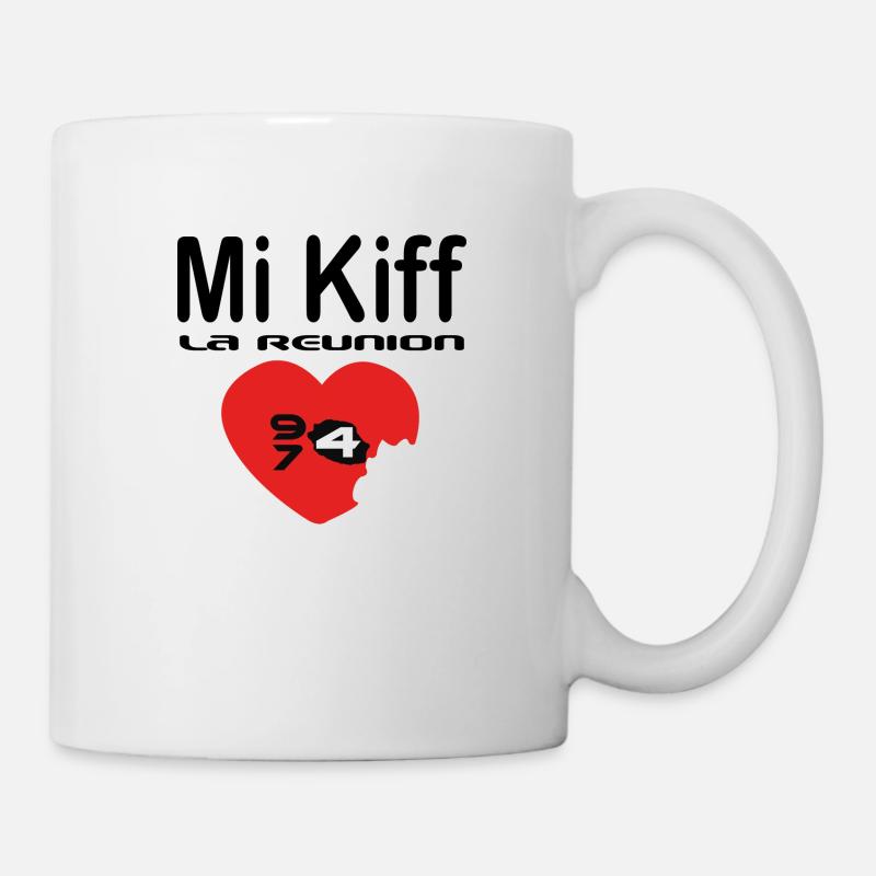 Mi Kiff la reunion - Mug blanc - blanc