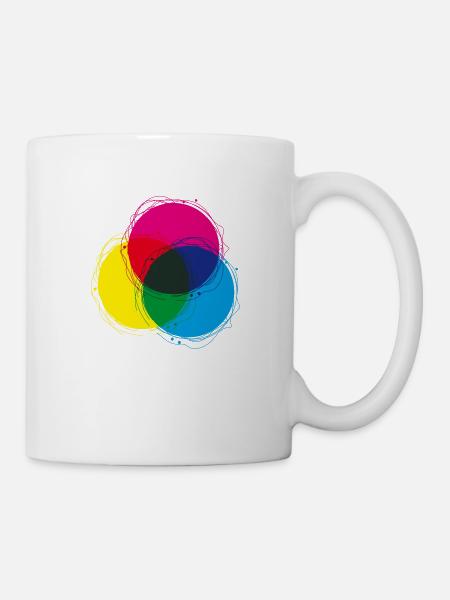 cmyk_05 - Tasse - Weiß