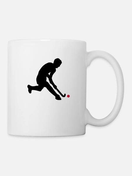herrenhockey_c_2c - Tasse - Weiß