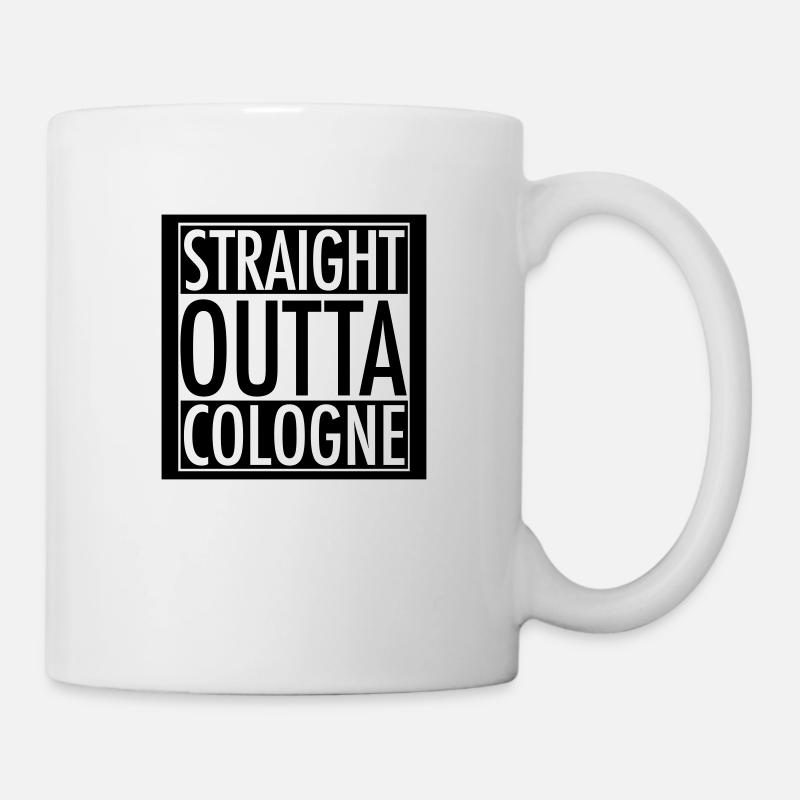 Straight Outta Cologne - Tasse - Weiß