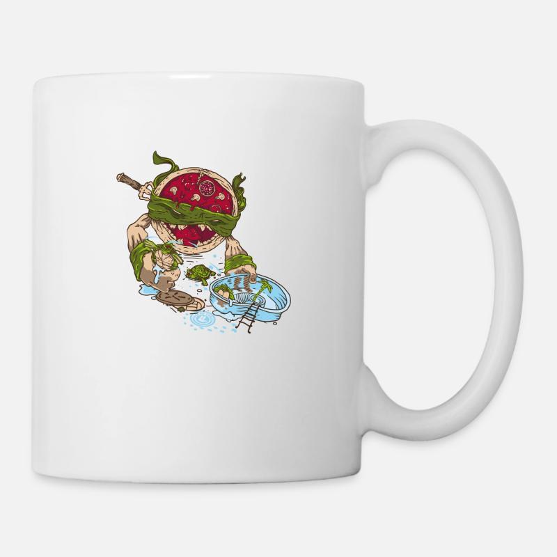 PIZZA NINJA - Mug - white
