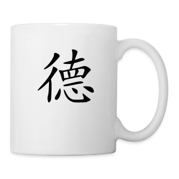 tugend - Tasse - Weiß - Rechts