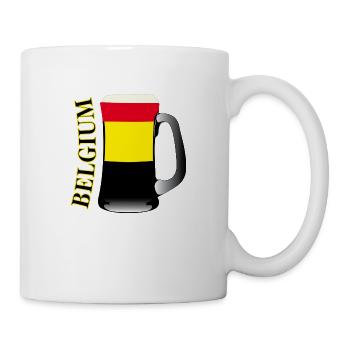 belgium - Mug blanc - blanc - Droite