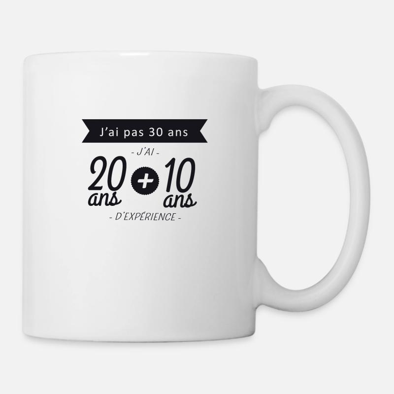 Années d'expérience - Mug blanc - blanc