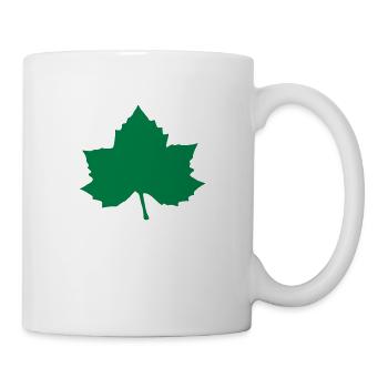 Ahornblatt - Tasse - Weiß - Rechts