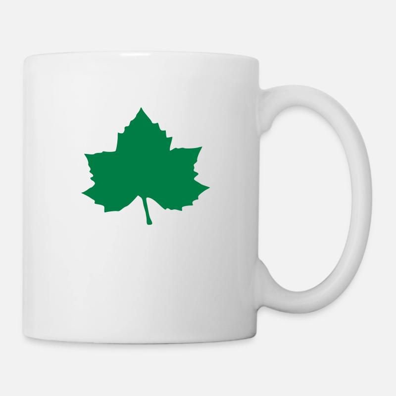 Ahornblatt - Tasse - Weiß