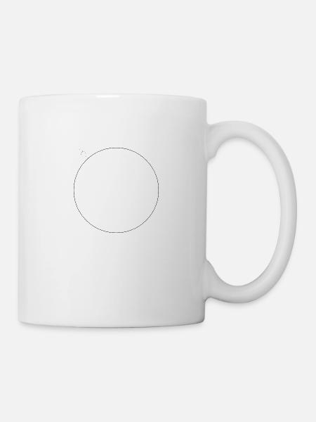 Person+Kreis - Tasse - Weiß