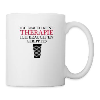 Therapy Gerippt Frankfurt - Tasse - Weiß - Rechts