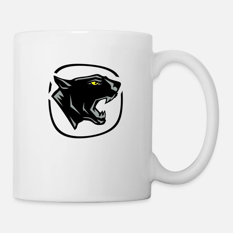 panthère - Mug blanc - blanc