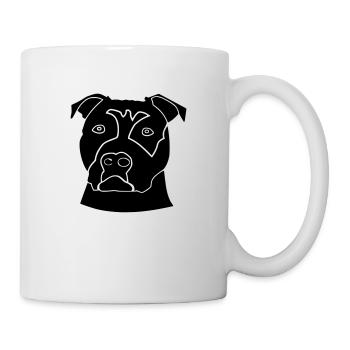 arès tête de staff - Mug blanc - blanc - Droite