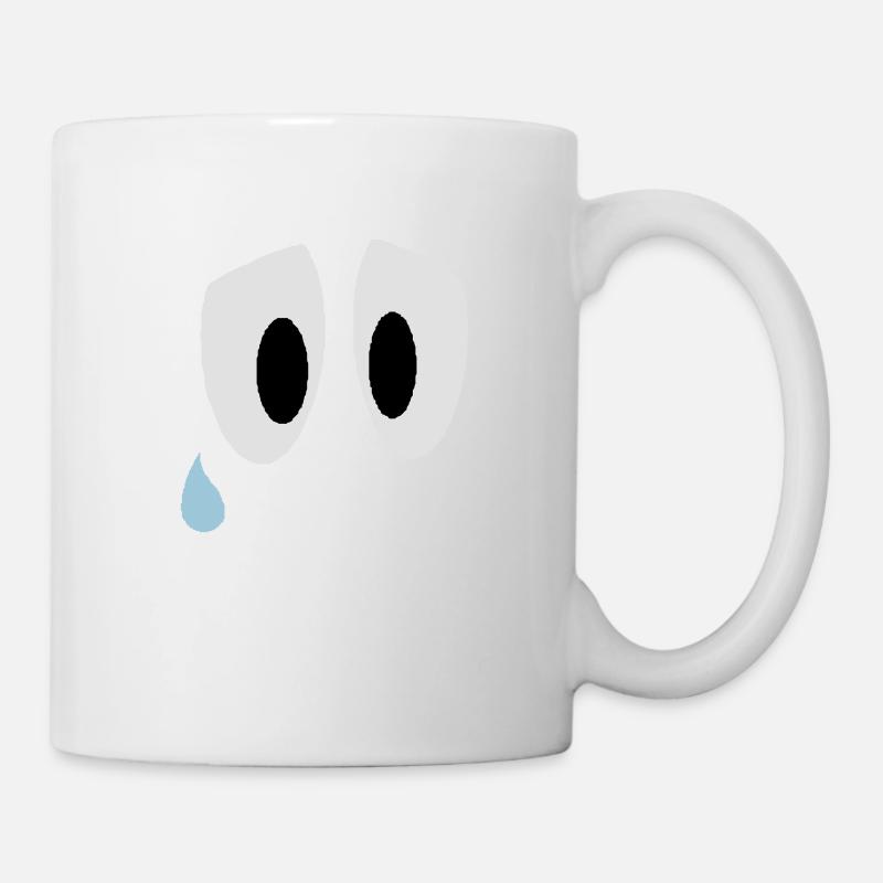 Smiley Sad Eyes - Mug blanc - blanc