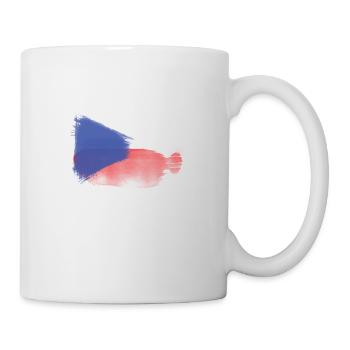 Tschechische flagge - Tasse - Weiß - Rechts