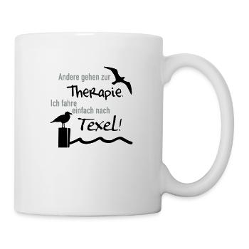 Therapie Texel - Tasse - Weiß - Rechts