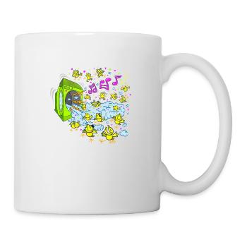 Poussins Mousse Party - Mug blanc - blanc - Droite