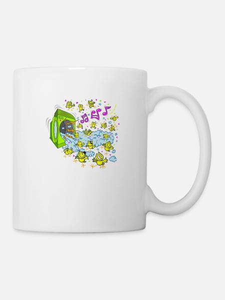 Poussins Mousse Party - Mug blanc - blanc