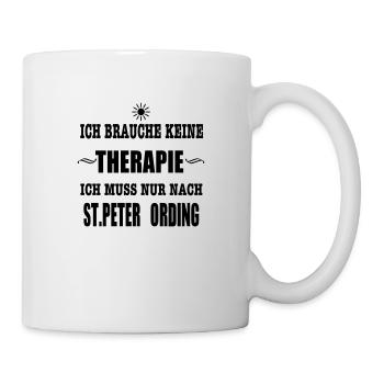 THERAPIE St PETER Ording - Tasse - Weiß - Rechts