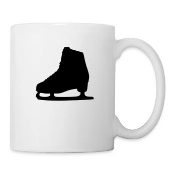 Schlittschuh - Tasse - Weiß - Rechts