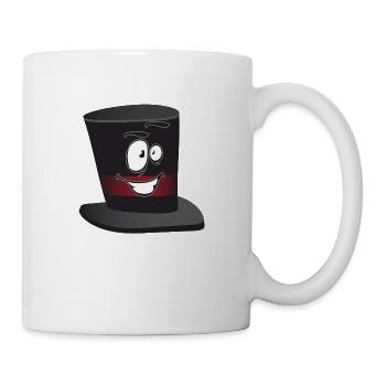 Top Hat Smiley - Mug - white - Right