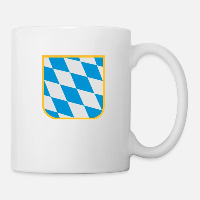 Bavaria - flag - Mug - white