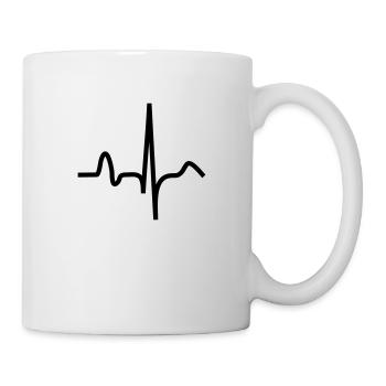 EKG - Tasse - Weiß - Rechts