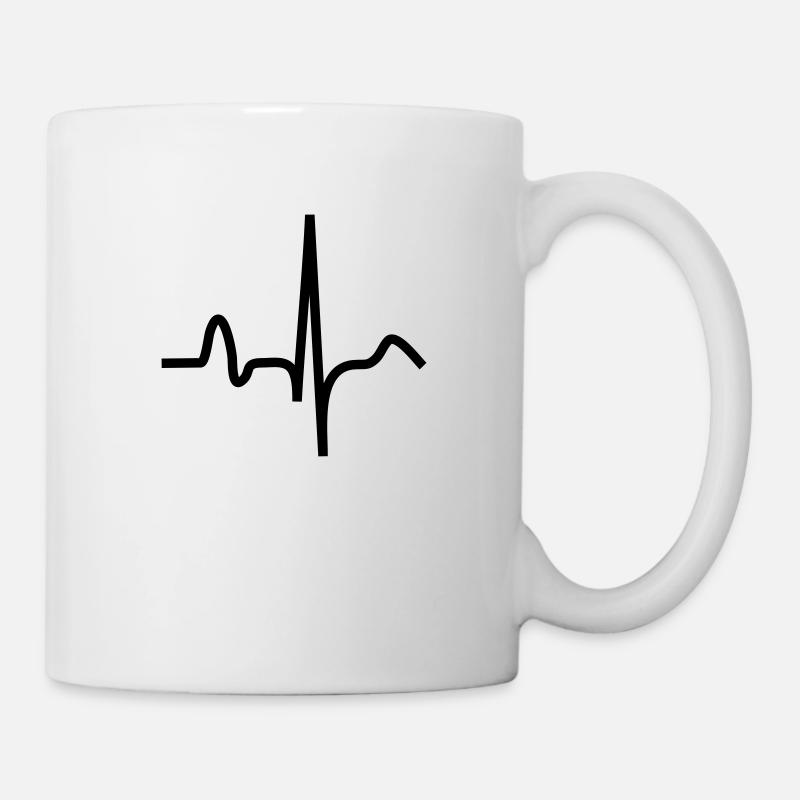 EKG - Tasse - Weiß