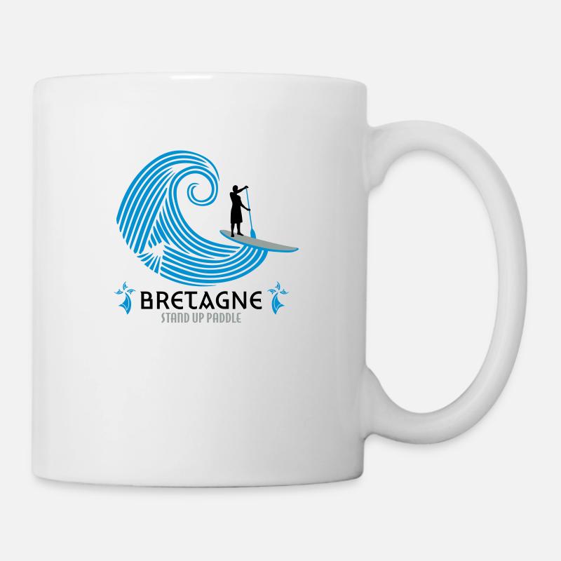 PADDLE BREIZH BRETAGNE - Mug blanc - blanc