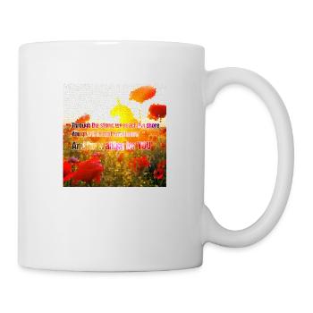 u2 with or without you - Mug blanc - blanc - Droite