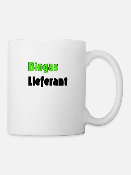 Biogas 2 - Tasse - Weiß