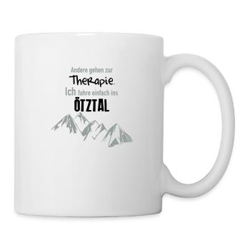 Therapie Ötztal - Tasse - Weiß - Rechts