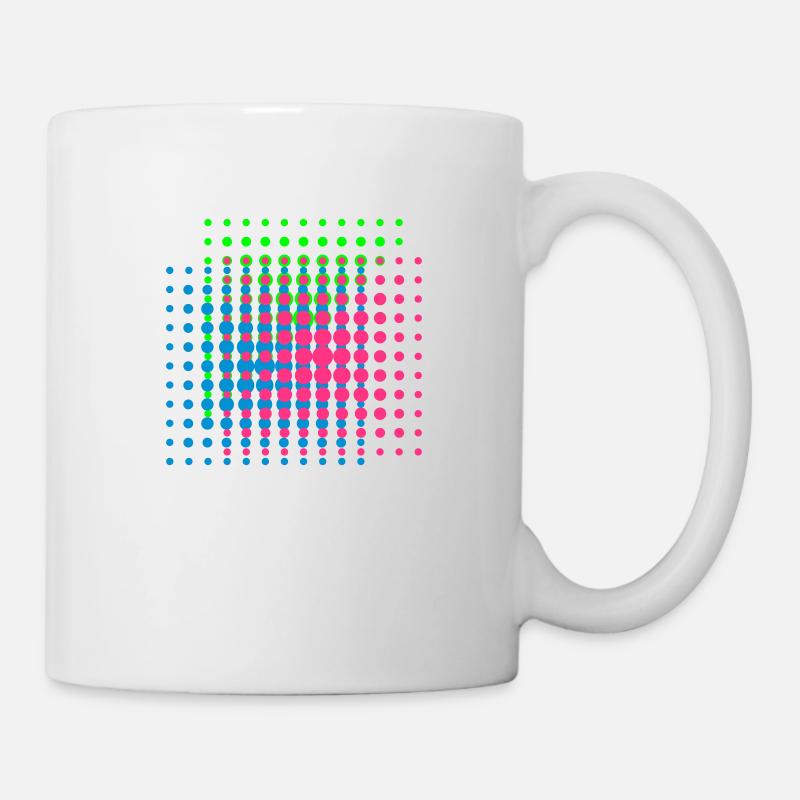 Dots II - Mug - white