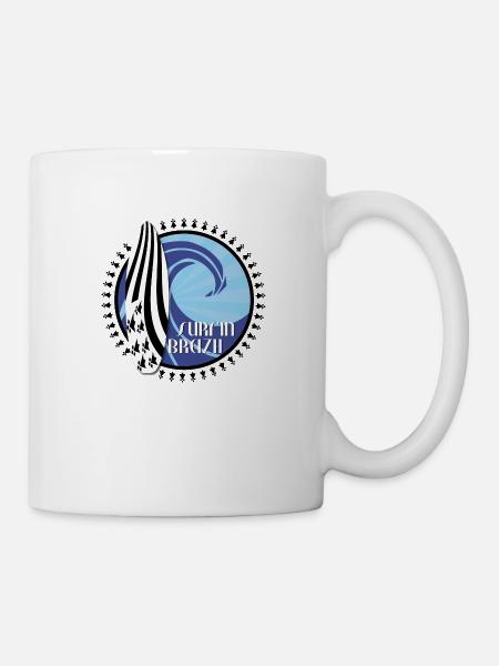 SURF IN BREIZH - BRETAGNE - Mug blanc - blanc