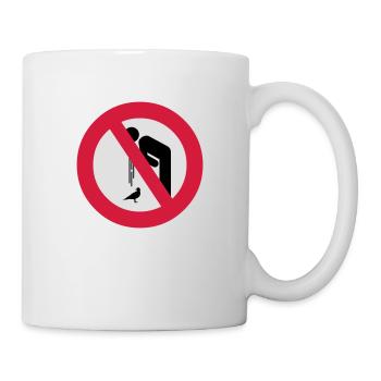 Don't Barf on Birds () - Tasse - Weiß - Rechts