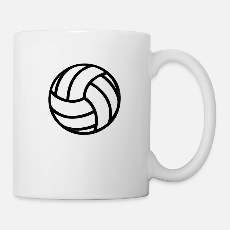 Volley-ball 01 - Mug blanc - blanc