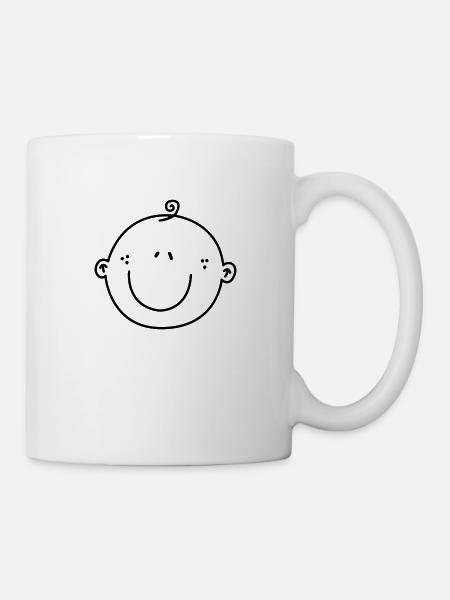 bébé - Mug blanc - blanc