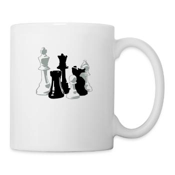 échecs - Mug blanc - blanc - Droite
