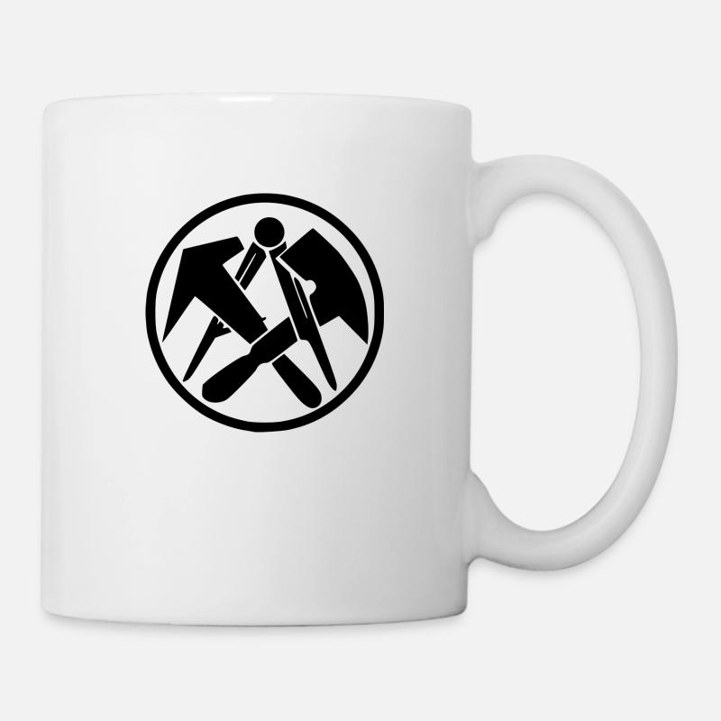 Dachdecker Zunft - Tasse - Weiß