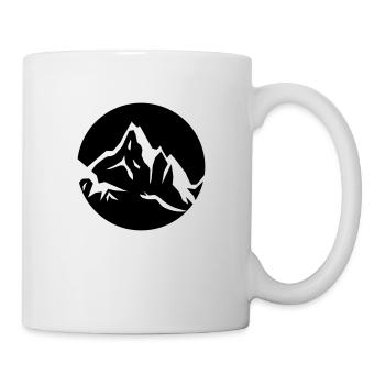 Berge Icon 1c - Tasse - Weiß - Rechts