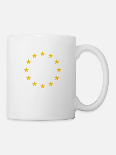 EU Flag Stars - Mug - white
