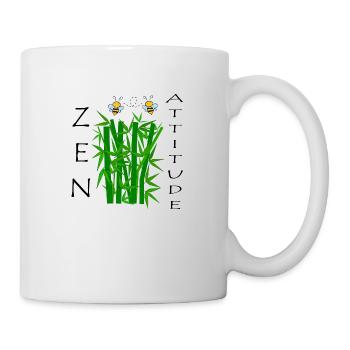 zen - Mug blanc - blanc - Droite