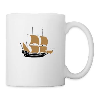ship - Mug blanc - blanc - Droite