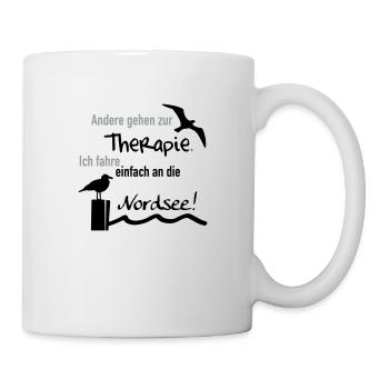 Therapie Nordsee - Tasse - Weiß - Rechts